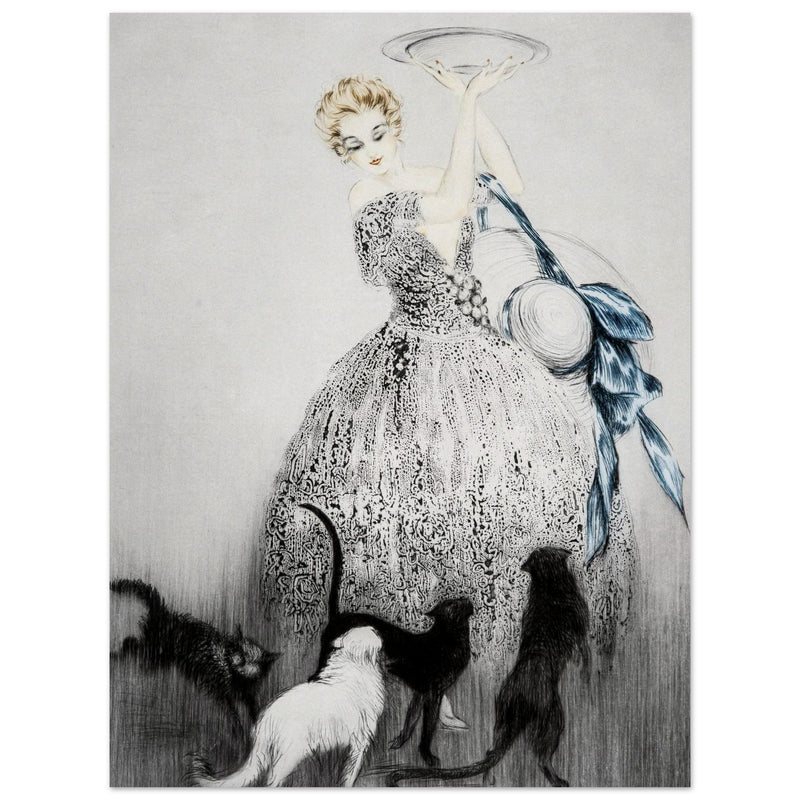 Louis Icart Les Chats (The Cats)