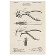 Vintage Adjustable Nut Cracker patent by William H. Edwards.