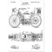 Motorcycle old patent by G. W Manson.