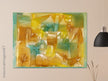 Paul Klee Fascsade brown green 1919. Modern abstract painting.    and redesigned wallart