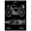 Motorcycle old patent by G. W Manson.