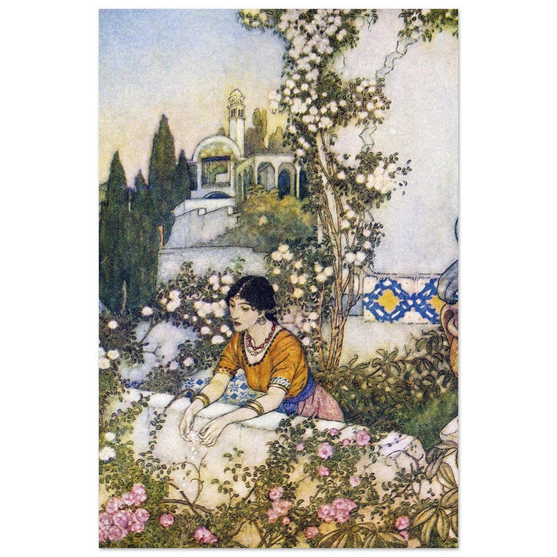 Edmund Dulac The Rubaiyat of Omar Khayyam vintage illustration.