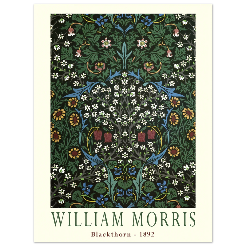 William Morris Blackthorn 1892.