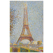 Eiffel tower  print by Georges Seurat 1881.