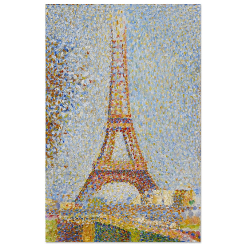 Eiffel tower  print by Georges Seurat 1881.