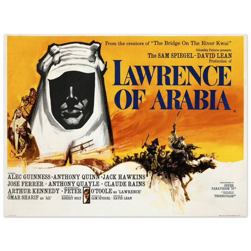 Lawrence of Arabia movie poster.