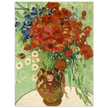 Vase with Daisies and Poppies by Vincent Van Gogh