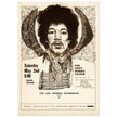Jimy Hendrix vintage concert poster . Performance in Madison Wisconsin in 1970.