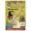 Cidre Pur vintage cider drink advertising.