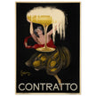 Leonetto Cappiello Contratto vintage poster .