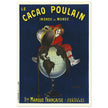 Le Cacao Poulain vintage advertising poster by Leonetto Cappiello.