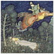 Edmund Dulac fairy tale vintage illustration: The Fire Bird .