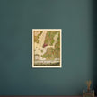 Beautiful antique old map from above of New York City 1770 by Bernad Ratzer