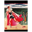Miguel Covarrubias cover art for a fashion magazine. Women at the beach.