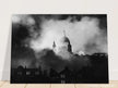 Second World War photograph. Saint Paul's Cathedral fire raid.