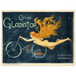 Gladiator vintage bicycles advertising  . Historic bicycle ad.