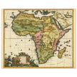 Ancient map of Africa by Carel Allard.