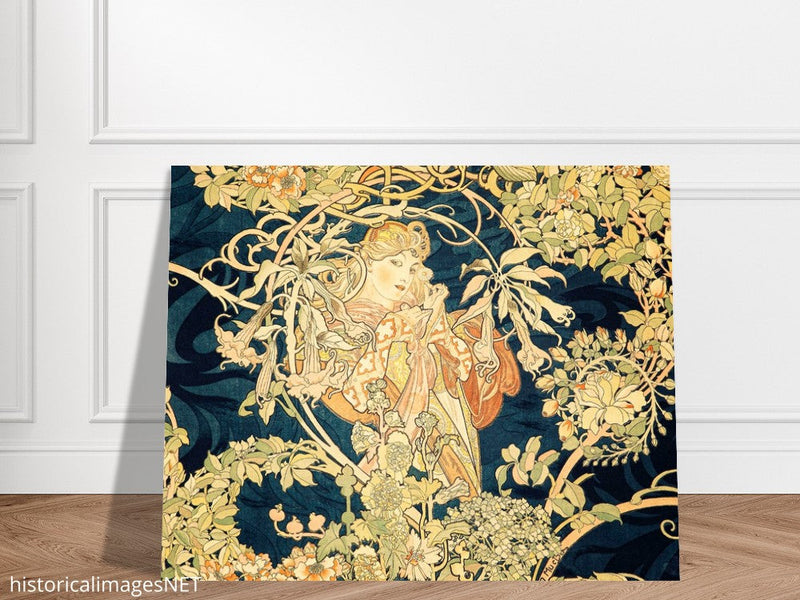 Art Nouveau Alphonse Mucha La Plume.