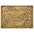 A Pictorial old ancient map of Germany by Ernest Dudley Chase.