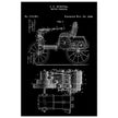 Motor Vehicle patent drawing by James Frank Duryea.