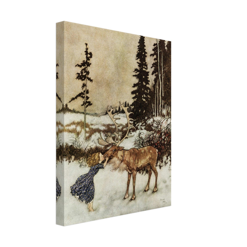Illustration by Edmund Dulac for The Snow Queen by Hans Christian Andersen.