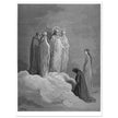 The Divine Comedy by Gustave Dore illustration. Paradise. The Heaven of the fixed stars.