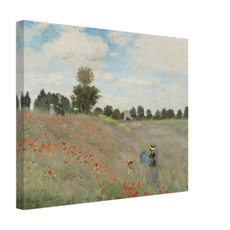 Poppy Field by Claude Monet