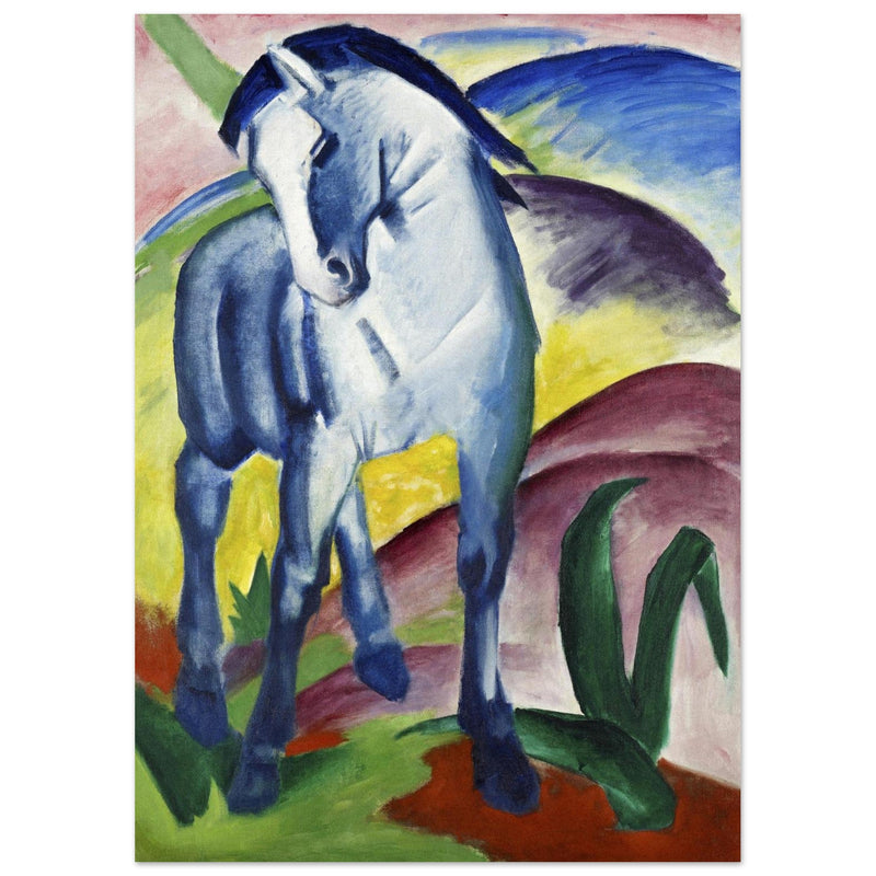 Blue Horse I by Franz Marc painting