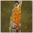 Gustav Klimt Hope II pregnant woman painting.