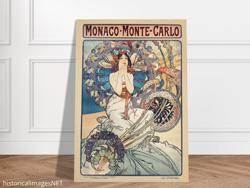 Art Nouveau Alphonse Mucha Monaco Monte Carlo.