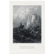 Gustave Dore illustration of King Arthur legend . Camelot . From the book Idylls of the King by Alfred Tennyson.