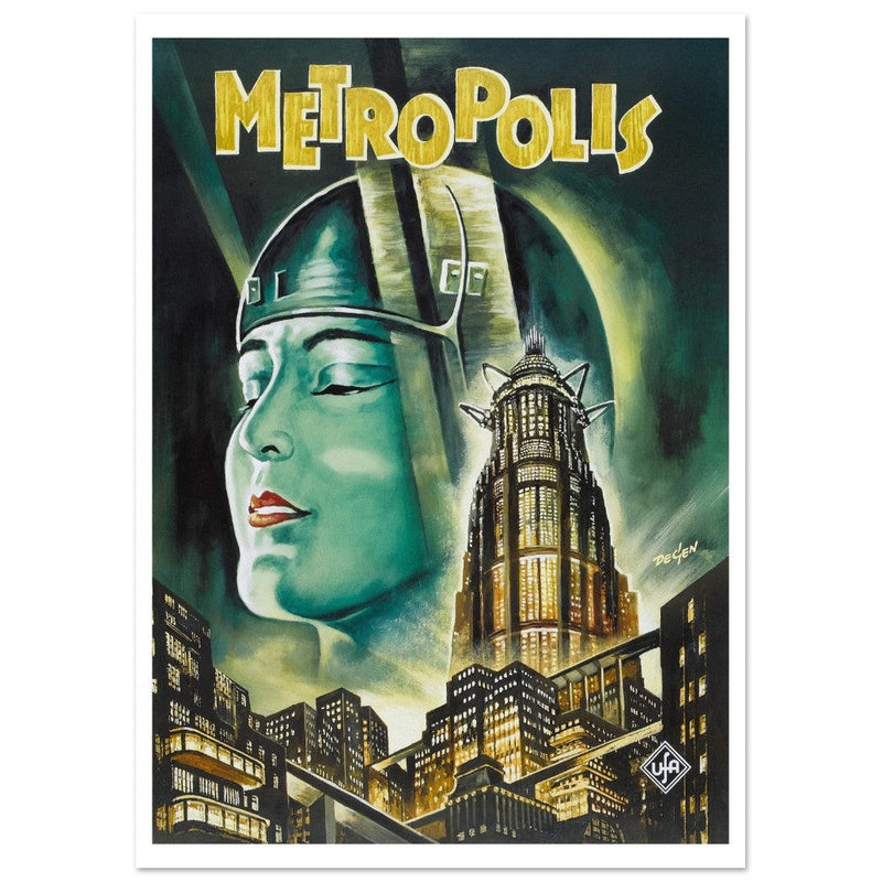 Metropolis movie poster.