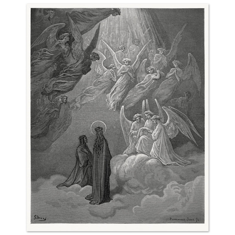 Gustave Dore illustration in the Paradise section in The Divine Comedy.