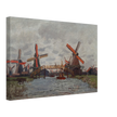 Windmills near Zaandam by Claude Monet