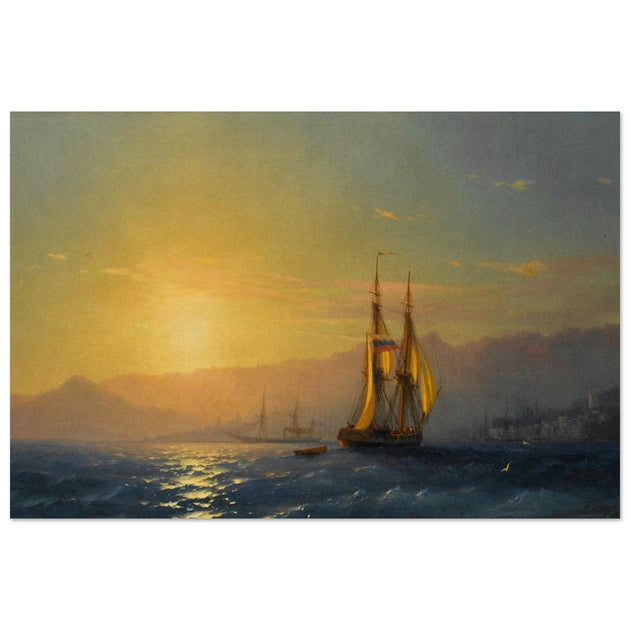 Sunset at Sea by Ivan Aivazovsky 1877.