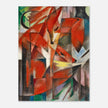 The Foxes Die Füchse painting by Franz Marc