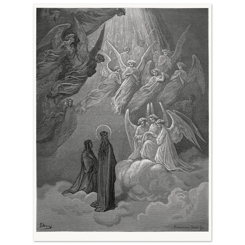 Gustave Dore illustration in the Paradise section in The Divine Comedy.