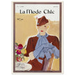 La Mode Chic old vintage fashion magazine cover from the 30s. August 1933.