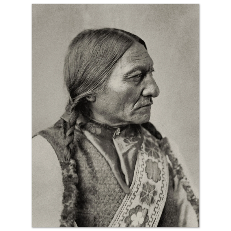Sitting Bull native american indian leader.