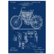 Motorcycle old patent 686284 by Gottschalk