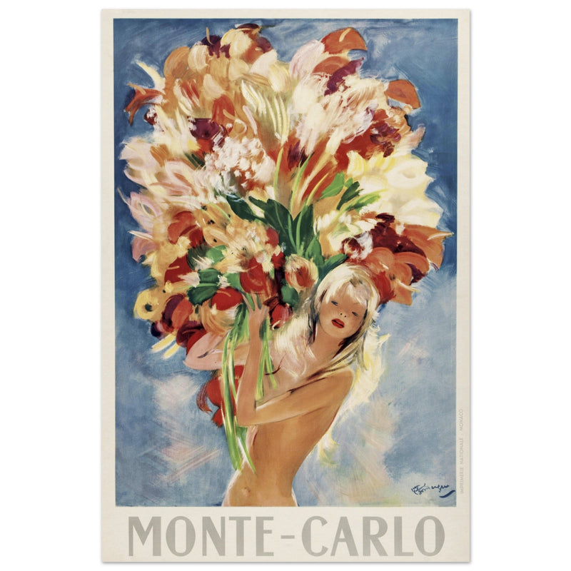 Monte Carlo flower girl by Jean Gabriel Domergue.