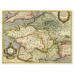 Galliae Veteris Typus by Abraham Ortelius. Ancient map of  Gaul ( now France ) .