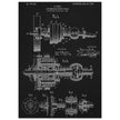 Automobile Drive Gear patent 787908 by Henry Ford. Vintage car