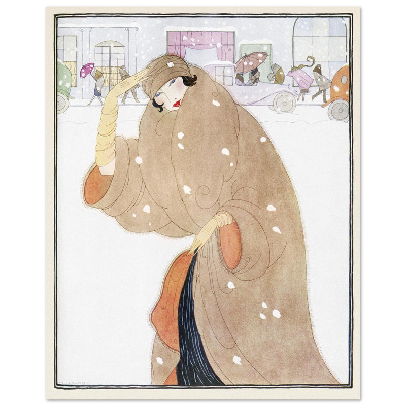Hellen Dryden fashion magazine vintage illustration.