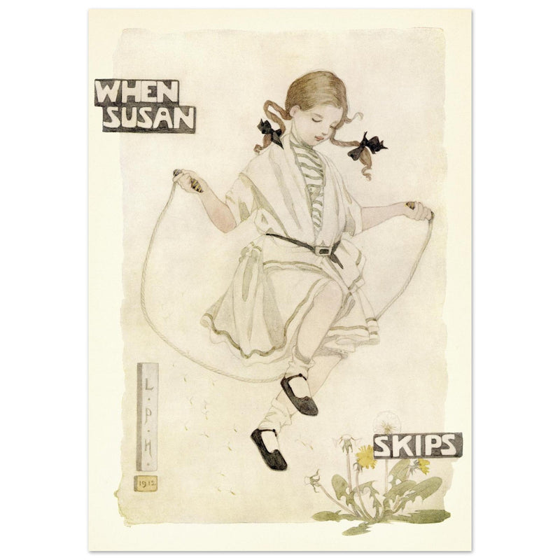When Susan skips illustration by Lilian Price Hacker