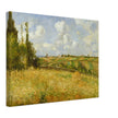 A Rye Field, Hill of Gratte Coqs Pontoise by Camille Pissarro 1877.