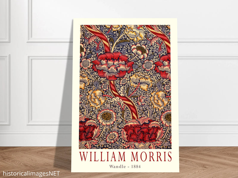 William Morris Wandle  from printed cotton original.