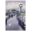 Evening rain at the Shinobazu pond by Kasamatsu Shiro 1938
