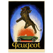 Peugot vintage advertising by Leonetto Cappiello 1925 poster .