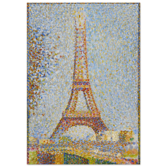 Eiffel tower  print by Georges Seurat 1881.